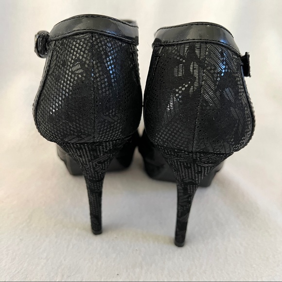 NWOB Lovely People Leather Platform PeepToe Stilettos - Picture 12 of 16